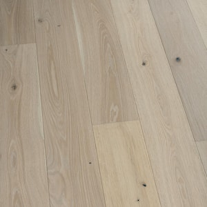 Marshalls French Oak 3/8 in. T x 6.5 in. W Water Resistant Wirebrushed Engineered Hardwood Flooring (945.6 sqft/pallet)