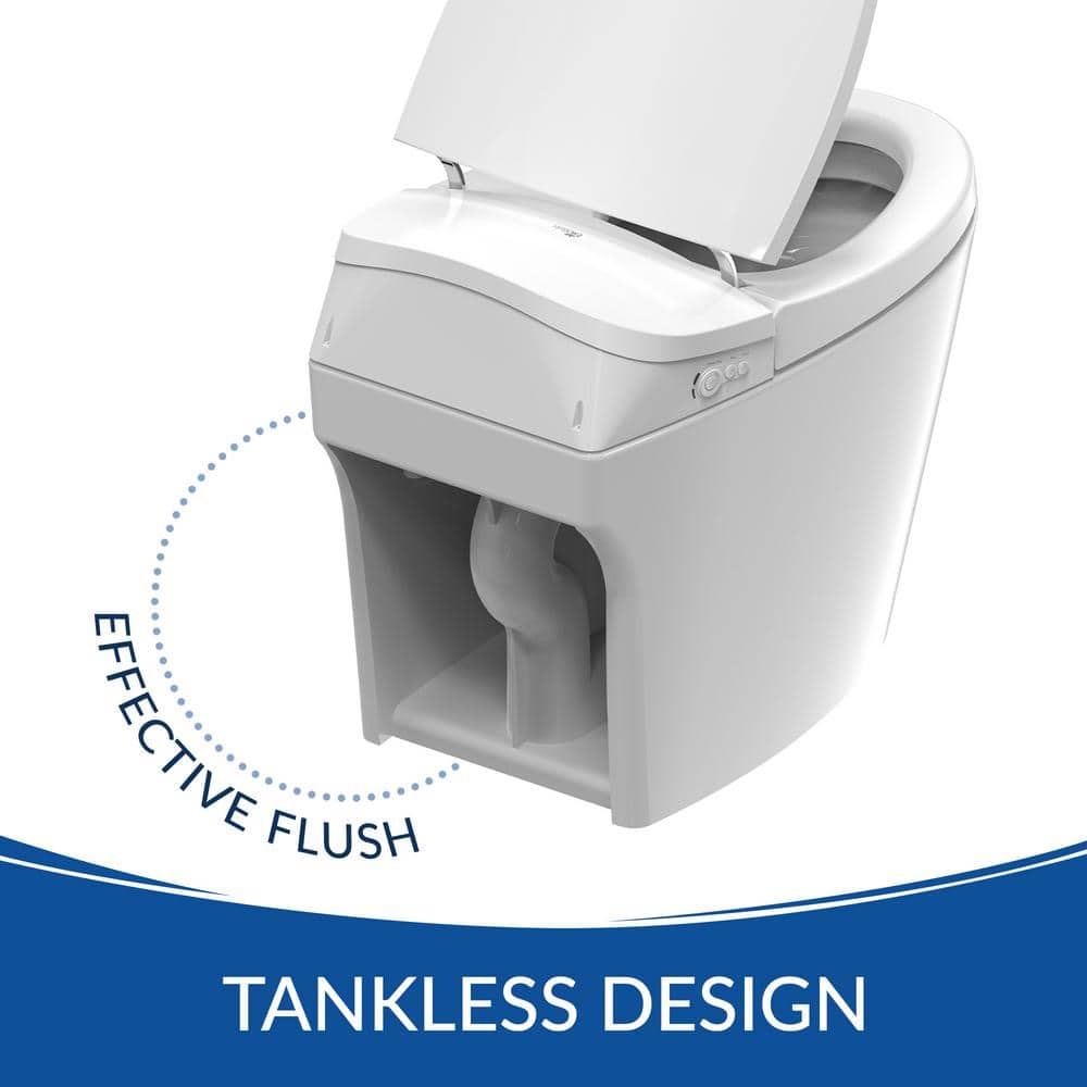 Discovery DLX White Elongated High Efficiency Bidet Toilet