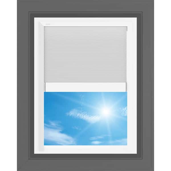22-1/2 x 30-1/2 in. Fixed Self Flashed Skylight with Laminated Low-E3 Glass and White Solar Powered Room Darkening Shade