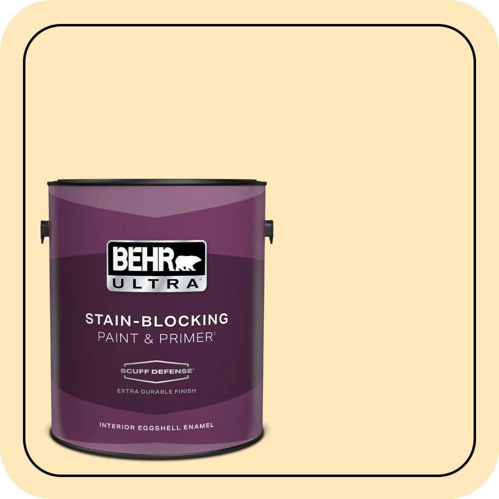 1 gal. #310A-2 Gold Buttercup Extra Durable Eggshell Enamel Interior Paint & Primer price history on PriceWatchPro
