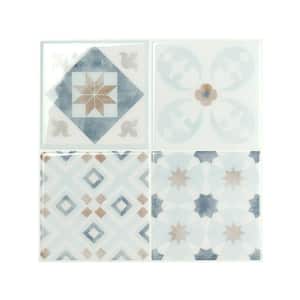 Vintage Parma Multi-Color 9 in. x 9 in. Vinyl Peel and Stick Tile (2.22 sq. ft./4-Pack)