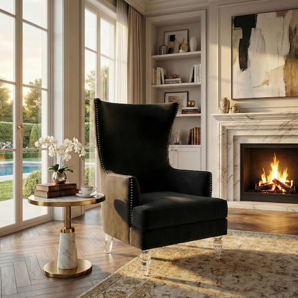 Geode Black Arm Chair