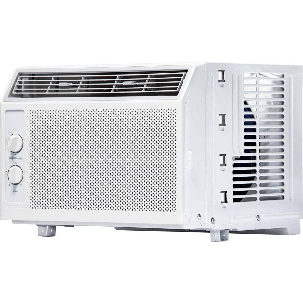 Compact White 5000 BTU Window Air Conditioner with Remote