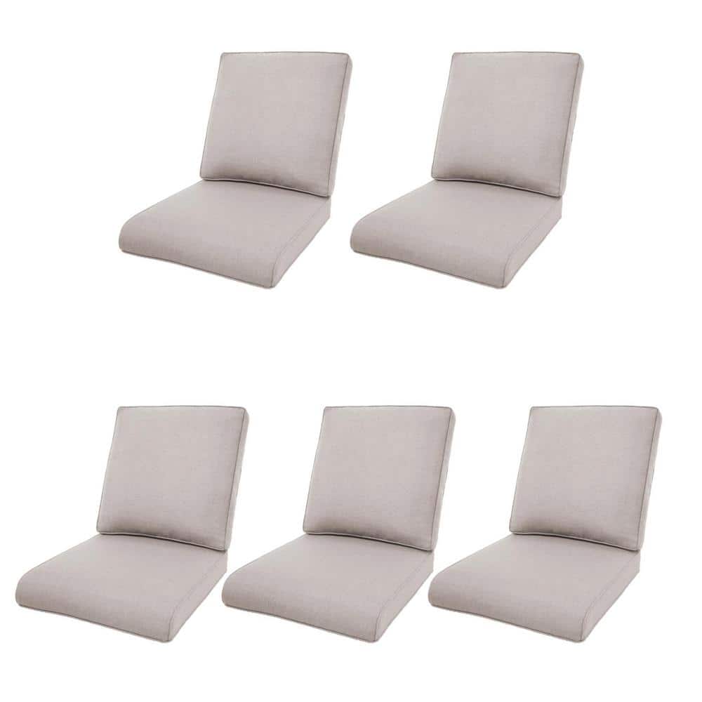 22 in. x 25 in. 10-Piece Deep Seating Outdoor Lounge Chair Replacement Cushion and Back Pillow in Beige price history on PriceWatchPro