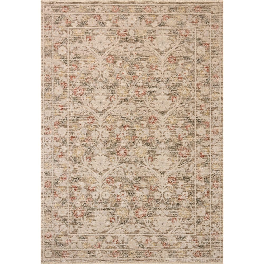 Clarisse Grey / Multi 5 ft. 1 in. x 7 ft. 6 in. Traditional Area Rug price history on PriceWatchPro
