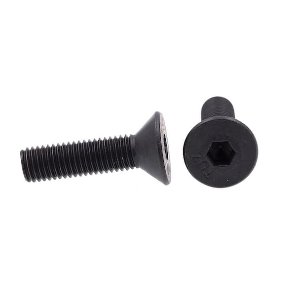 6-40 x 1/4" Flat Head Socket Cap Screws Grade 8 Steel Black Oxide Qty 50 