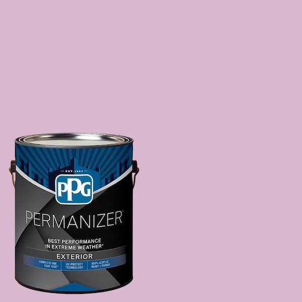 PERMANIZER 1 gal. PPG1180-4 Light Mulberry Semi-Gloss Exterior Paint