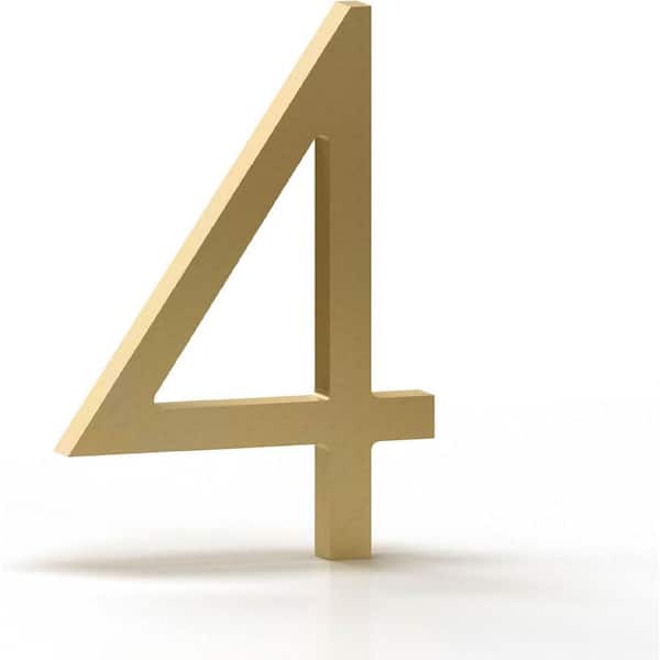 House Numbers for Outside - 5 in. Easy to Install Wall Mounted House Numbers for Address - Mounting Hardware Included