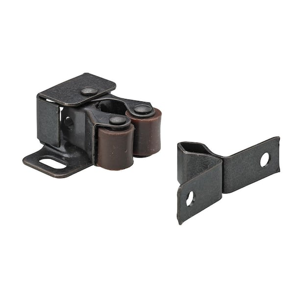 Double Roller Catch, Bronzed Antique (1-Pack)