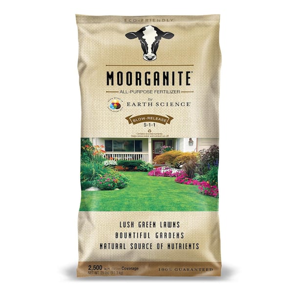 EARTH SCIENCE 25 lbs. Moorganite All Purpose Dry Fertilizer