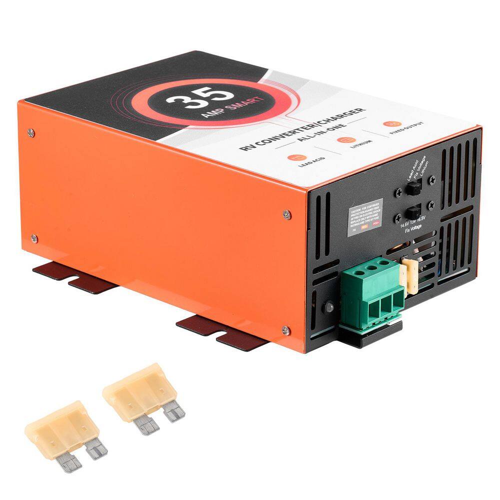 RV Power Converter, 35 Amp, 110V AC to 12V DC RV Converter Battery Charger, 4-Stage Smart Charging, 13-16. 5V Operating price history on PriceWatchPro