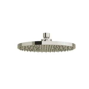 1-Spray Patterns 8 in. Wall Mount Fixed Shower Head in Polished Nickel