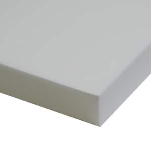 Closed Cell Polyethylene 1/8 in. Thick x 39 in. Width x 78 in. Length White Rubber Sheet