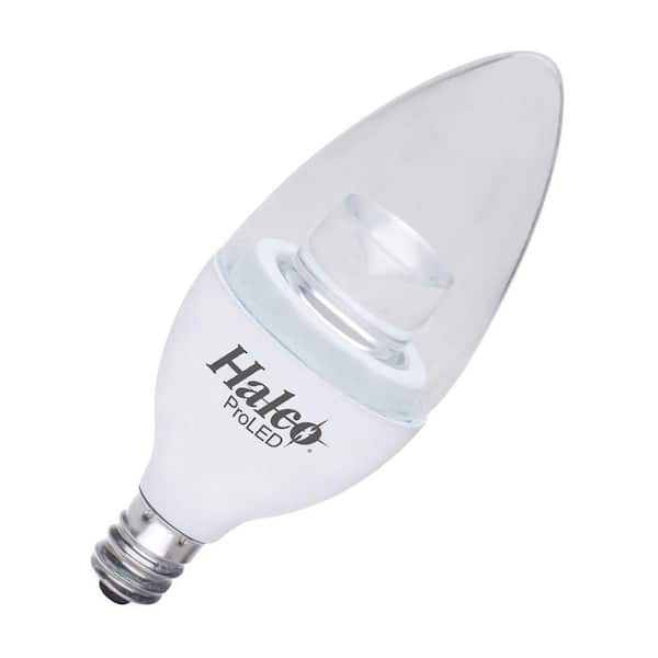 HALCO LIGHTING TECHNOLOGIES 40-Watt Equivalent 5-Watt B11 Dimmable Chandelier LED Warm White 2700K Light Bulb 80820