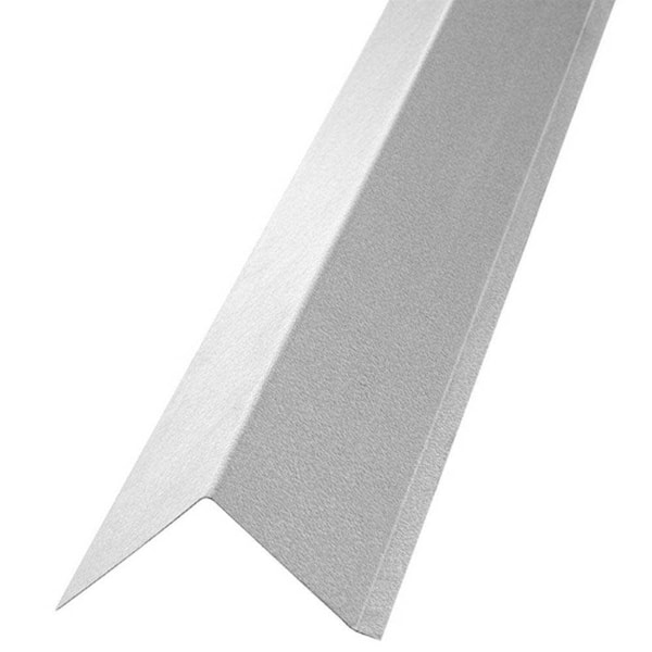 Gibraltar Building Products 1-1/4 in. x 1-1/2 in. x 10 ft. Galvanized Steel Drip Edge Flashing
