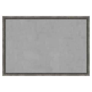 Burnished Concrete Narrow 38 in. x 26 in. Magnetic Board, Memo Board