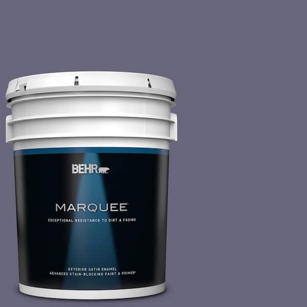 BEHR MARQUEE 5 gal. #640F-6 Enchanted Evening Satin Enamel Exterior Paint & Primer