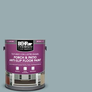 1 gal. #BXC-28 Bucolic Blue Textured Low-Lustre Enamel Interior/Exterior Porch and Patio Anti-Slip Floor Paint