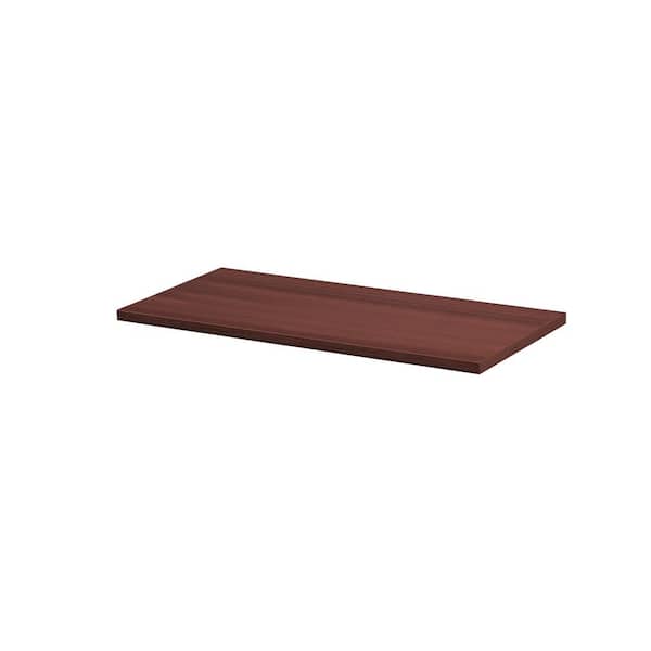 Dolle 32 in. L x 12 in. D Lite Shelf in Cherry