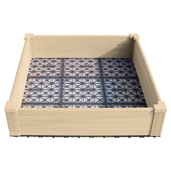 NewTechWood 36 in. x 36 in. Japanese Cedar Composite Lumber Patio