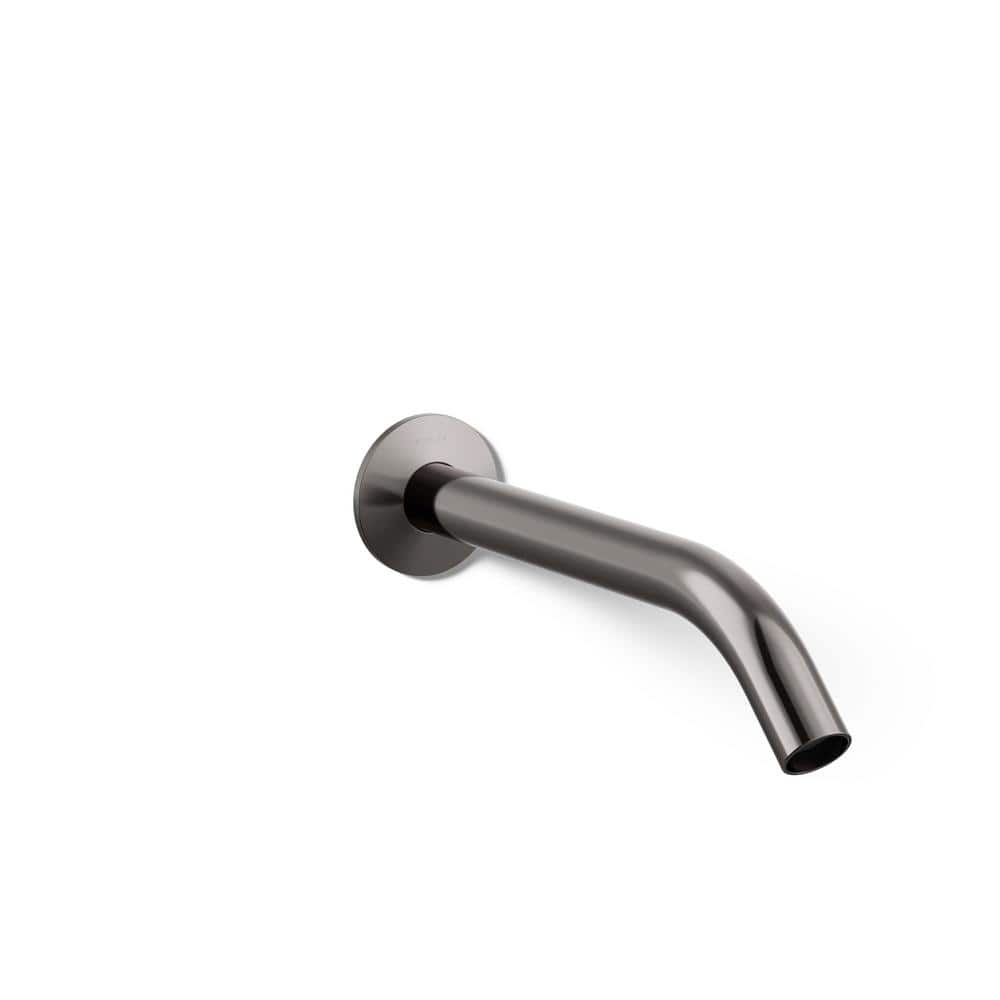 Components Wall Mount Bathroom Sink Faucet Spout with Tube Design 1.2 GPM in Vibrant Titanium price history on PriceWatchPro
