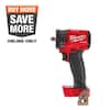 M18 FUEL GEN-3 Brushless Cordless 3/8 in. Compact Impact Wrench with Friction Ring (Tool-Only)