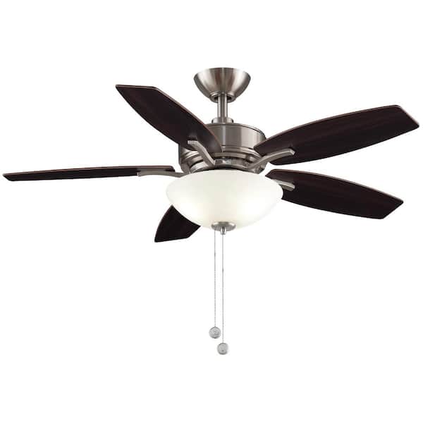 Fanimation Aire Deluxe 44 In Brushed, Ceiling Fan Cherry Blades