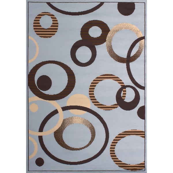United Weavers Hip Hop Blue 2 ft. x 3 ft. Indoor Area Rug