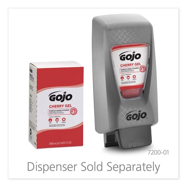 GoJo 2,000 mL Cherry Gel Pumice Hand Cleaner, Cherry Scent, Refill