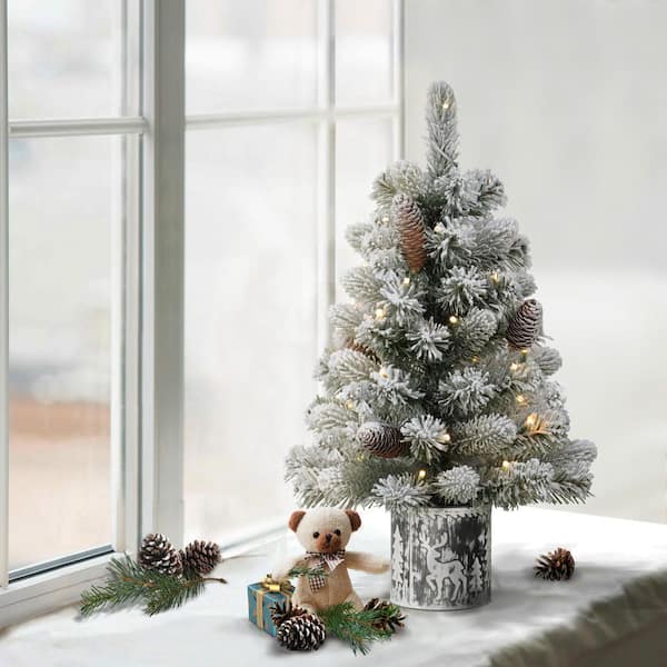 Christmas Fake Snow Decoration, Fiber Artificial Cotton Snow Fluff Decor,  Flame