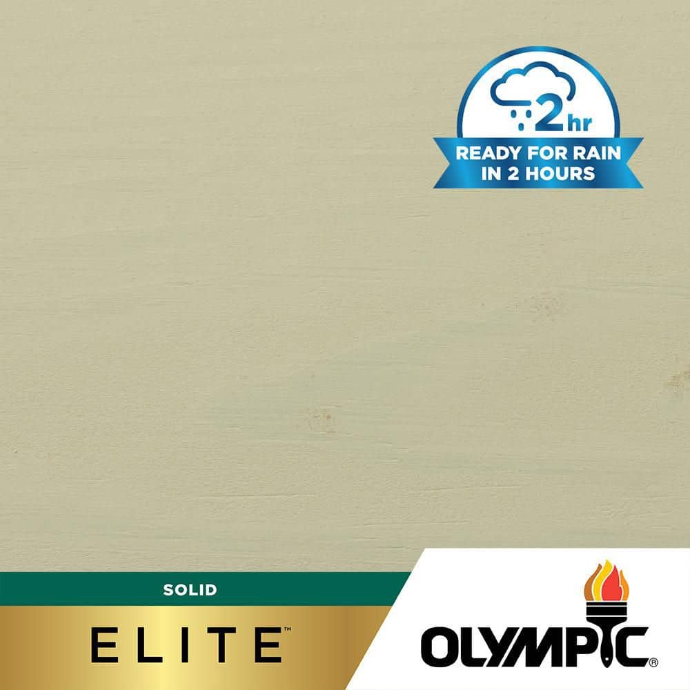 Olympic - Elite 5 gal. SC-1013 Cascades Solid Advanced Exterior Stain and Sealer in One