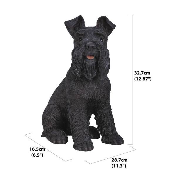 HI-LINE GIFT LTD. Black Schnauzer 87983S-BK - The Home Depot