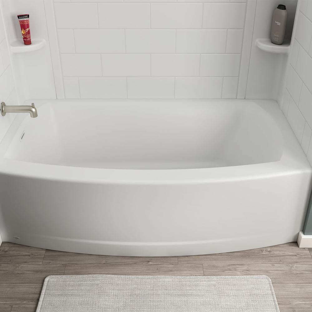 Buy Ovation Curve 60 in. Left Hand Drain Rectangular Alcove Bathtub
