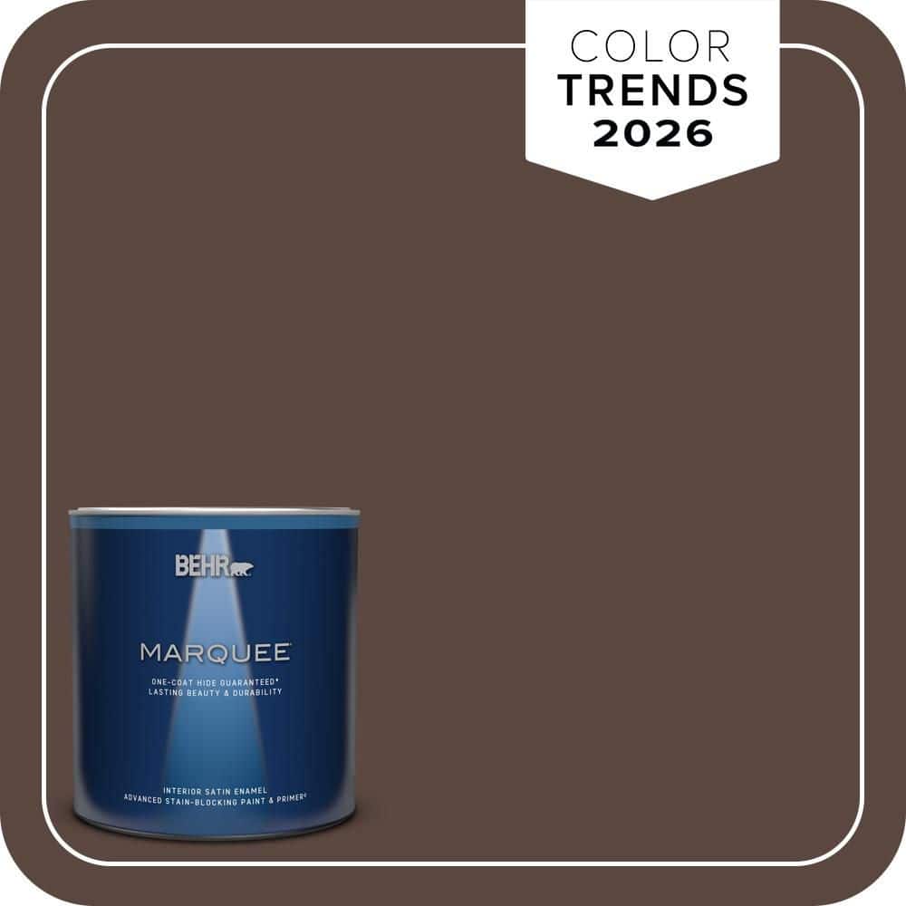 1 qt. #N170-7 Baronial Brown Satin Enamel Interior Paint & Primer price history on PriceWatchPro
