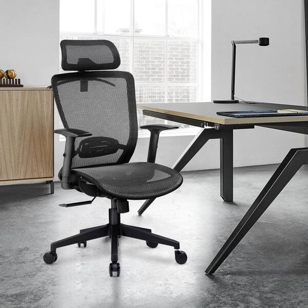 matte black desk chair