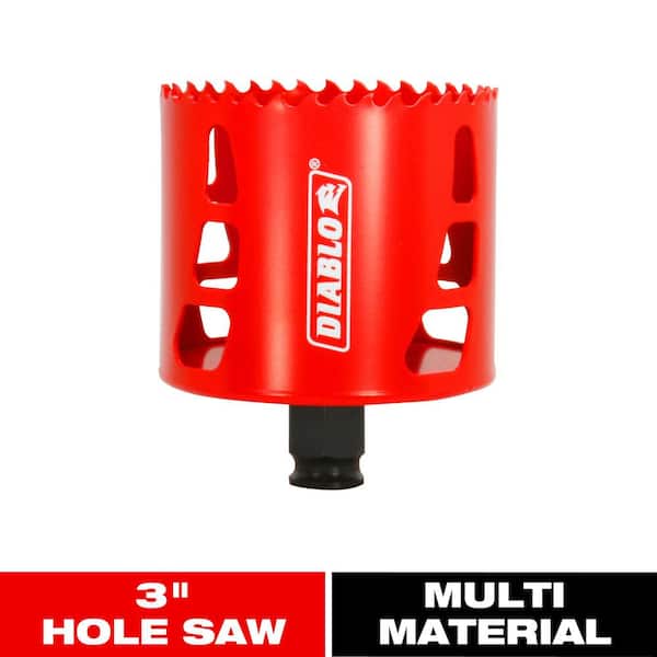 3 in. Bi-Metal Hole Saw with 2-3/8 in. Cutting Depth