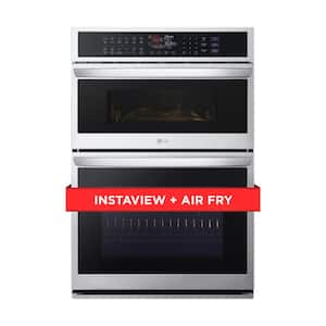 Samsung NQ70CG600DSR 30 Inch Smart Combination Electric Wall Oven with 5.1  cu.ft. Oven Capacity, 1.9 cu.ft. Microwave Capacity, Air Fry, Air Sous  Vide, Dual Convection, Steam/Self Clean, 7 Inch LCD Screen, Steam