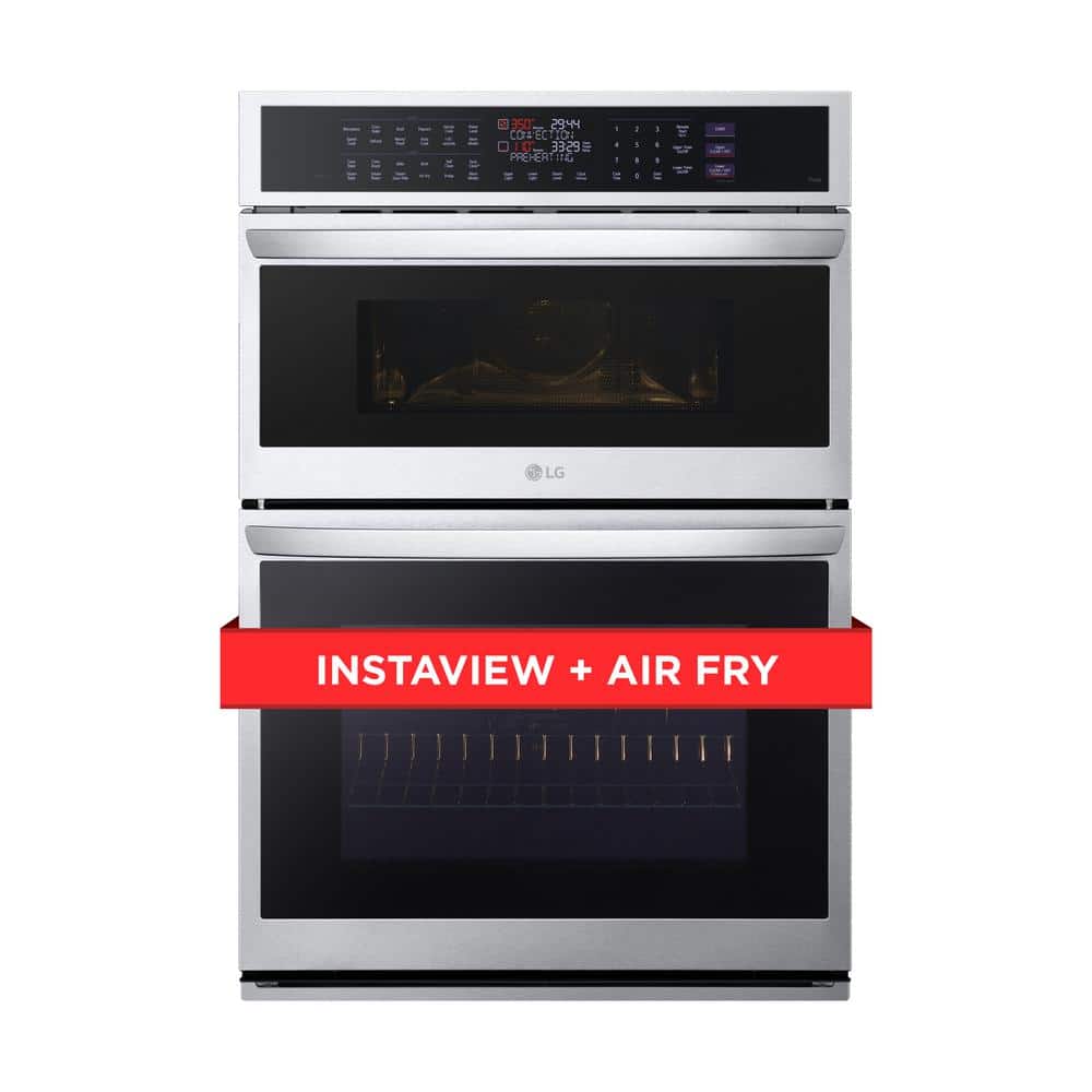 6.4 cu. ft. Smart Combi Wall Oven with True Convection, InstaView, Air Fry Steam Sous Vide in PrintProof Stainless Steel