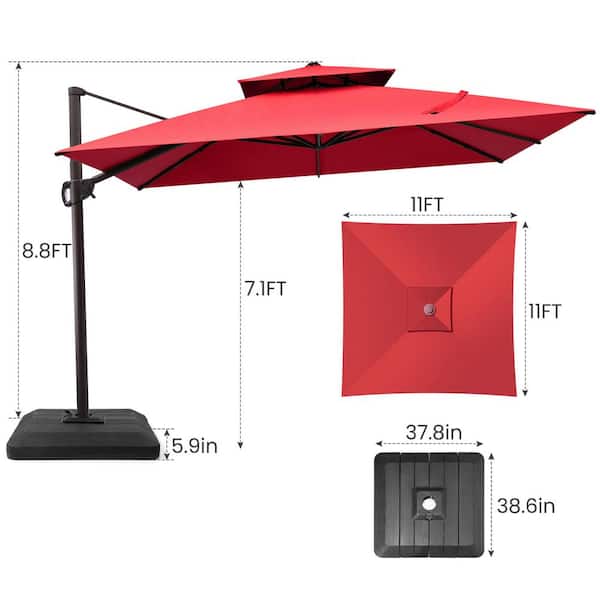 9 foot patio umbrella fabric TheLAShop 9 ft 6-Rib Patio Umbrella Replacement Canopy