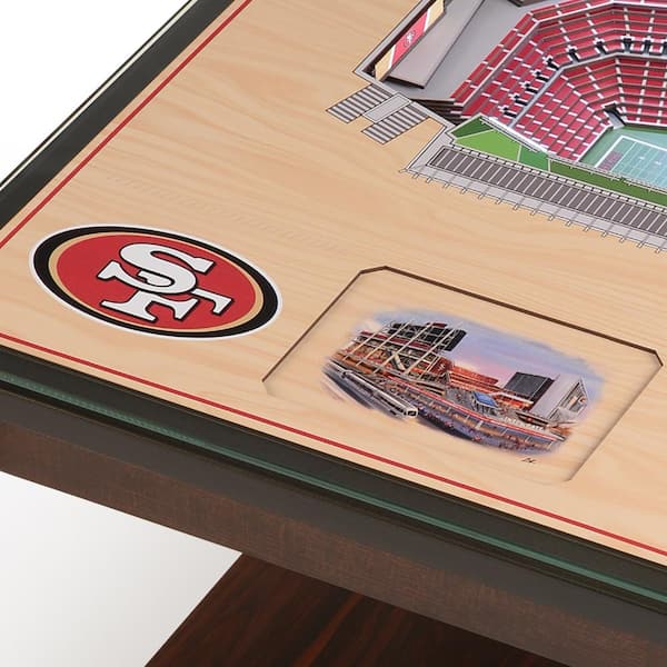 YouTheFan NFL San Francisco 49ers 25-Layer StadiumViews Lighted End Table -  Levi's Stadium 9023845 - The Home Depot