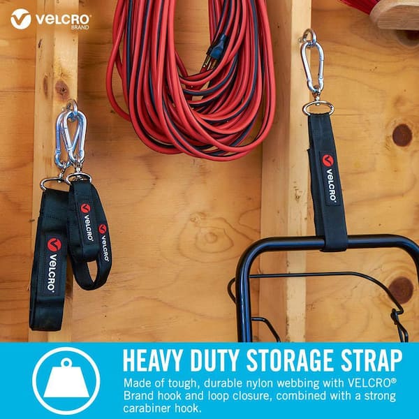 VELCRO 16 in. x 1 in. Easy Hang Strap VEL-30120-USA - The Home Depot