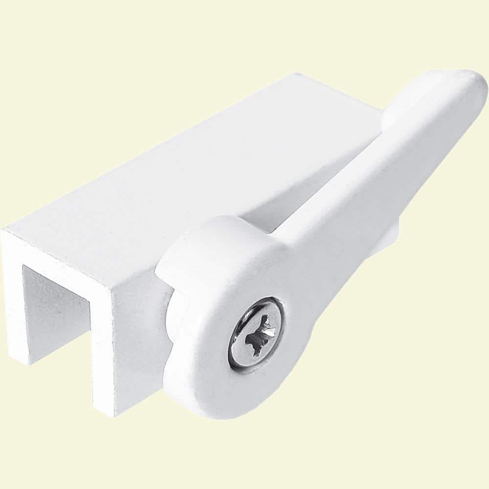 Prime-Line Extruded Aluminum, White, Cam Action Lock