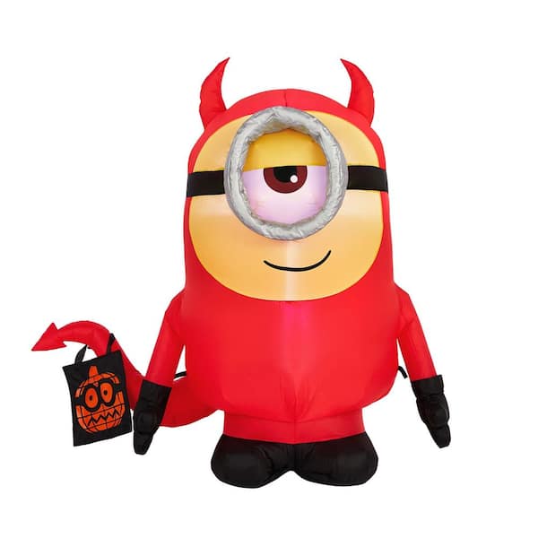 Unbranded 3.5 ft. Stuart as Devil Universal Airblown Halloween Inflatable