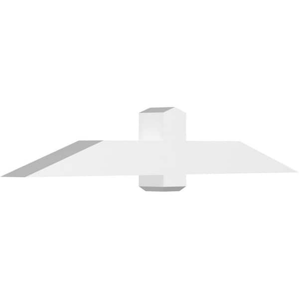 Ekena Millwork Eugene 72 in. W x 12 in. H x 6 in. D Signature Polyurethane Bracket