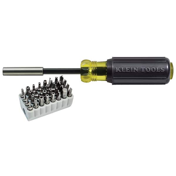 Klein Tools 32510 Magnetic Screwdriver 32-Piece Tamperproof Bit Set
