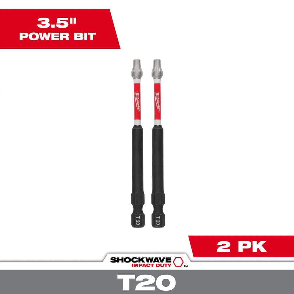 Milwaukee SHOCKWAVE Impact Duty 3-1/2 in. T20 Torx Alloy Steel