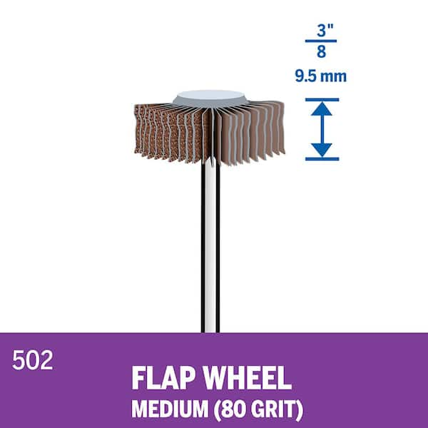 3/8 in. 80-Grit Flap Wheel