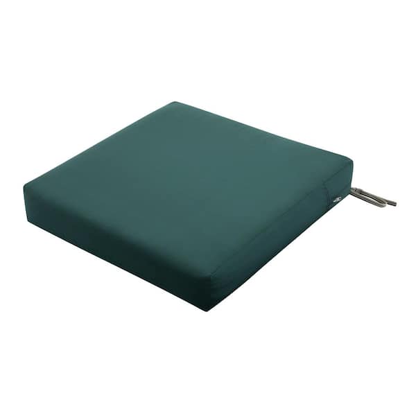 Classic Accessories Ravenna Mallard Green 21 in. W x 19 in. D x 5 in. T Deep Seating Outdoor Lounge Chair Cushion