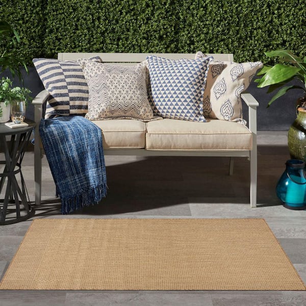 Courtyard Jute 3 ft. x 5 ft. All-over design Contemporary Area Rug