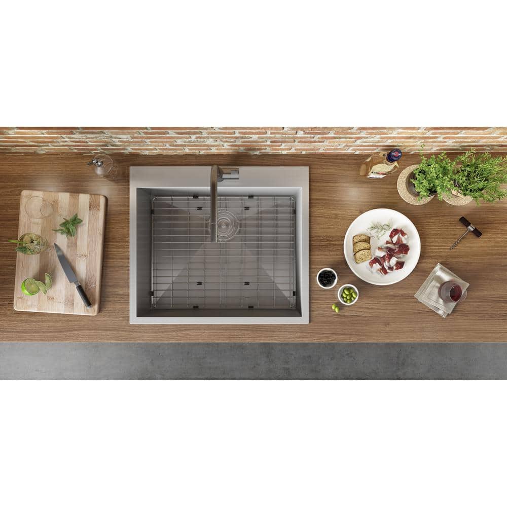 Ruvati 25" Stainless Steel Single Bowl Drop-In Kitchen Sink